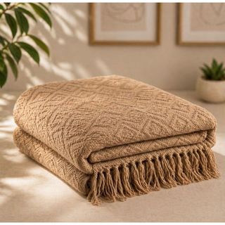 Manta Tambaba 2,40 x 1,80 Premium Casal Decorativa Coberta
