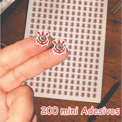 Adesivo times Brasão Pequeno