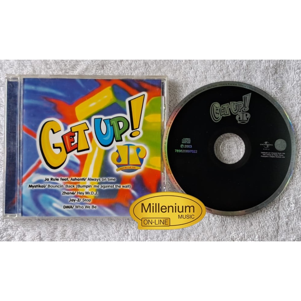 CD Get Up! Rap Hip Hop R&B 2003 Original Gravadora Colecionador Ótimo Estado