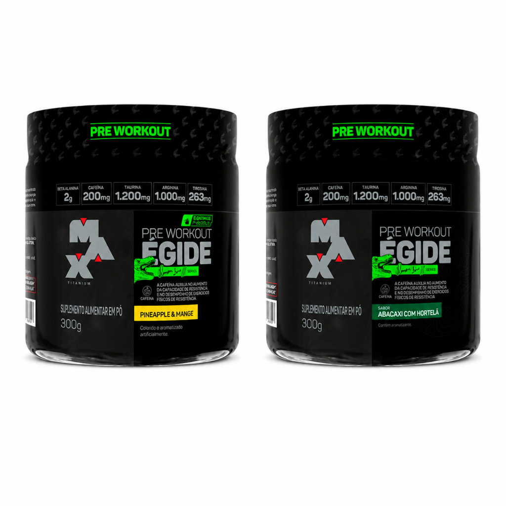 Kit 2 Égide Pré Treino Max Titanium 300g Cada