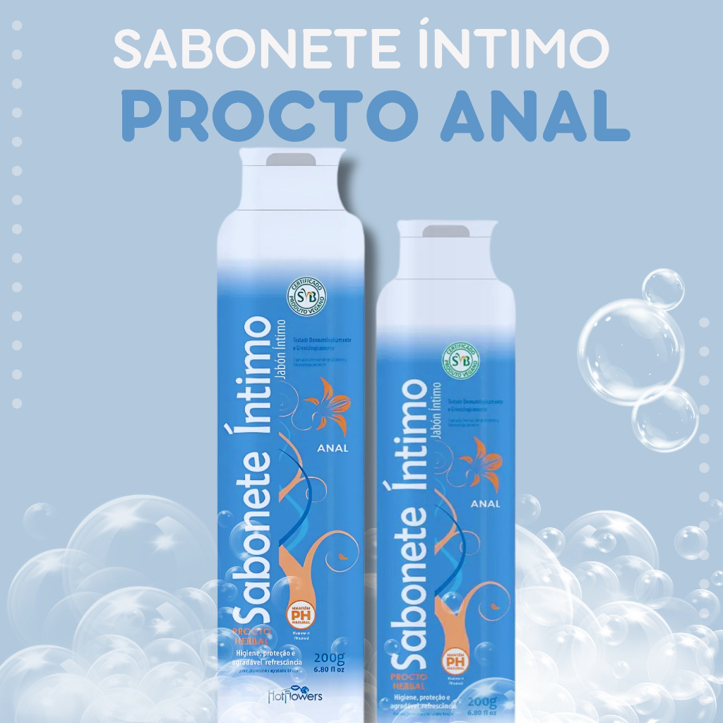 SABONETE LIQUIDO ÍNTIMO PROCTO CONTRA FISSURAS E HEMORROIDAS 200ML