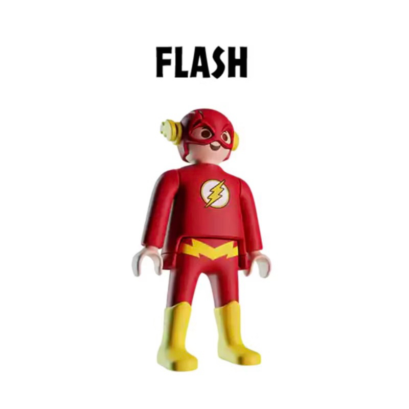 boneco colecionável flash Playmobil Dco kinder ovo