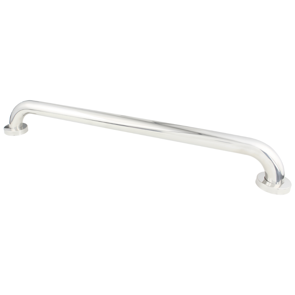 Barra Alça De Apoio Inox304 Deficientes Idosos 40cm Prateado