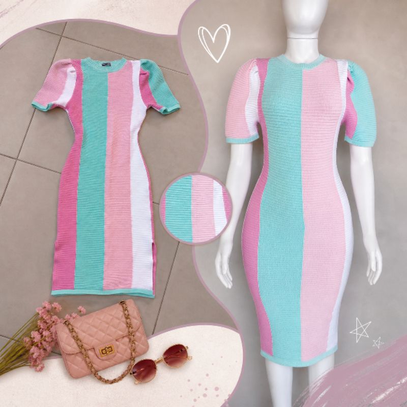vestido midi tricô feminino canelado tam m vestido blogueira elegante moda feminina vestido ajustado