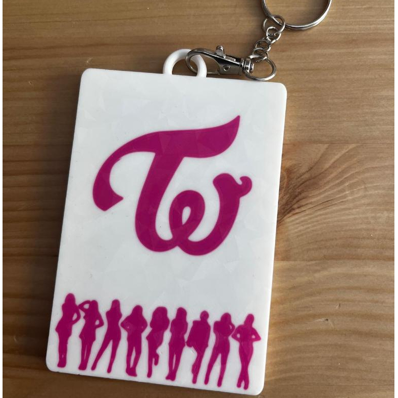 Porta Photocard Twice Kpop Chaveiro Holder Card Once Presente Fã Alta Qualidade