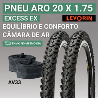 Pneu Aro 20 BMX Aro 20 Pneu Levorin Pneu Aro 20 Bicicleta Levorin Excess EX 20 1.75