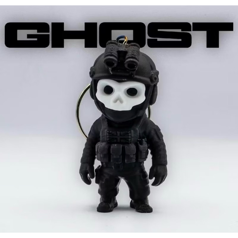 Ghost Mini Gamer – Boneco Decorativo para Setup