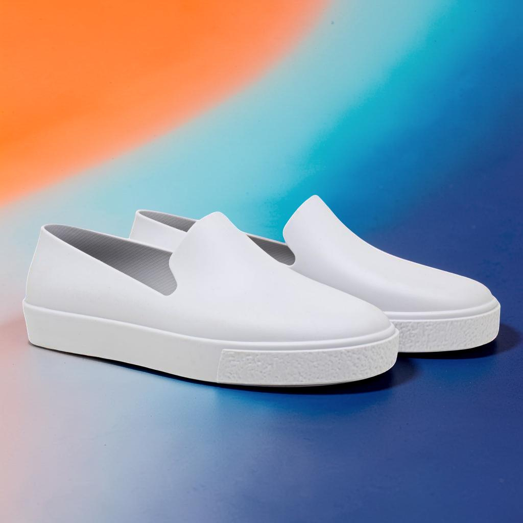 Tênis Slip On Unissex em PVC, Impermeável e Confortável - Achadinhos da Raq
