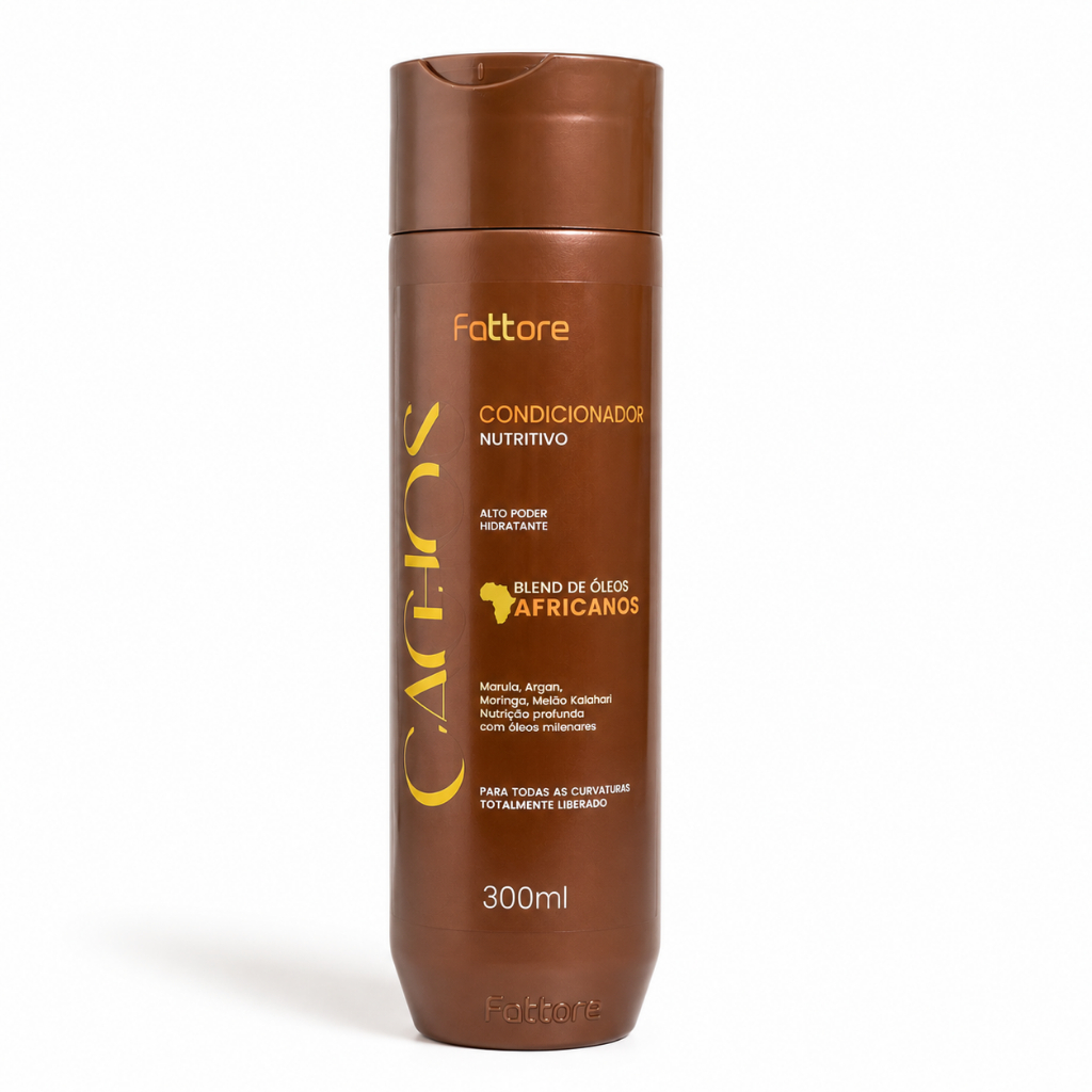 Fattore Condicionador Cachos Óleos Africanos 300ml - Nutrição Intensa