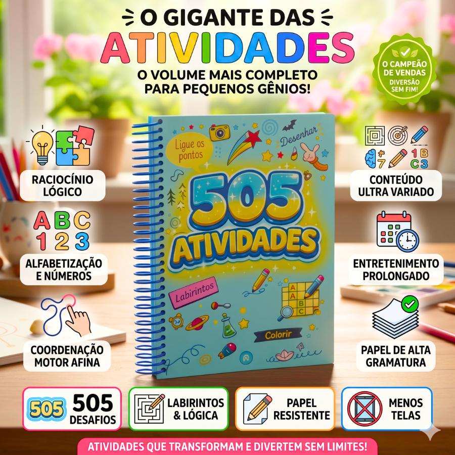 505 Atividades Espiral + de 500 atividades infantis