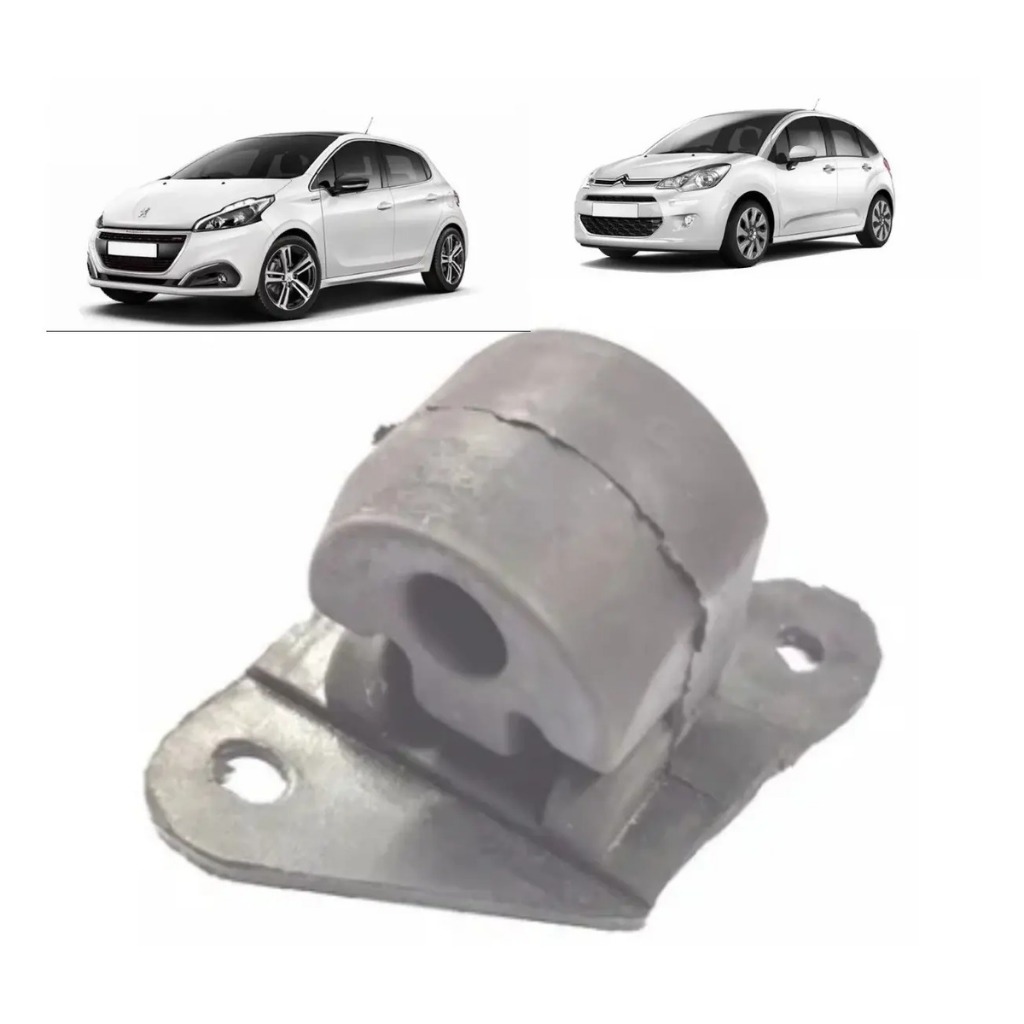 Borracha Coxim Escapamento Tras Citroen C3 12.. Peugeot 208