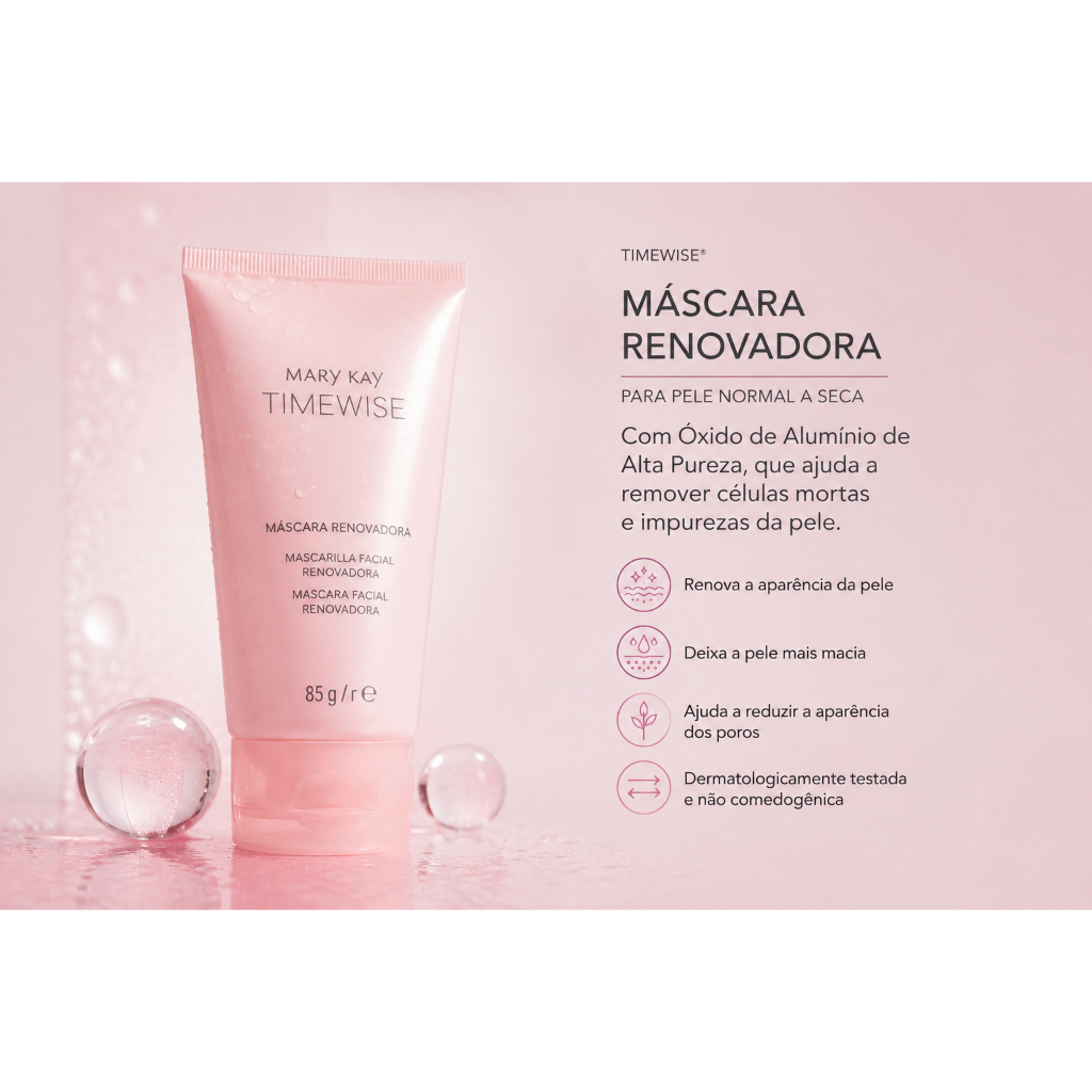 TimeWise MaryKay MK Mascara Hidratante Renovadora em Gel Pele Perfeita