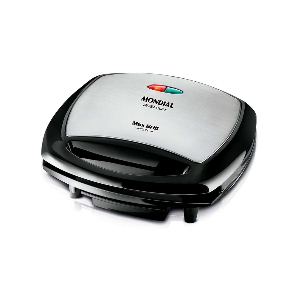 Grill Max Grill Inox Premium 1000W G-07 Mondial - 220V — oferta na Shopee