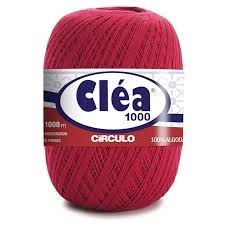 Linha De Crochê Cléa 1000 Metros 100% Algodão Círculo