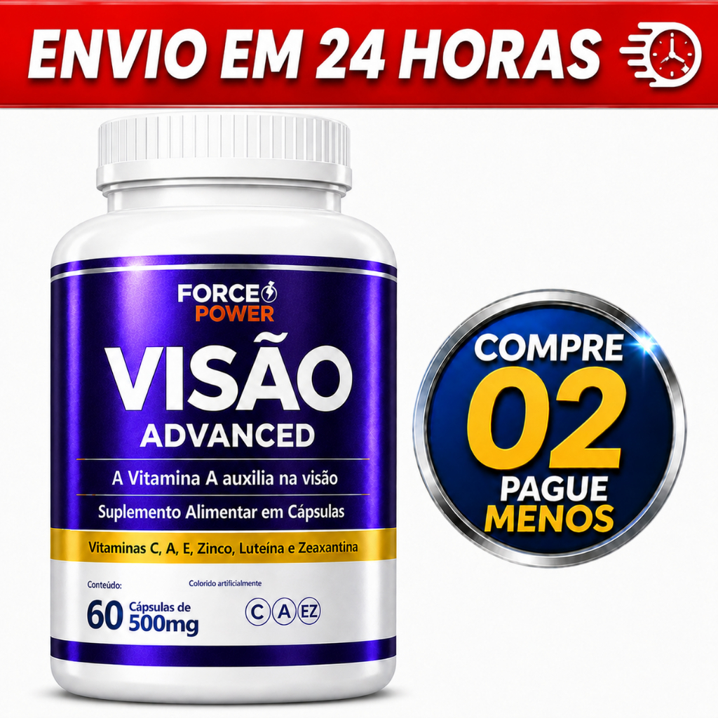 Luteina Zeaxantina Astaxantina + Vitaminas A C E ZINCO 60 Cápsulas  ( Suplemento para Visão )