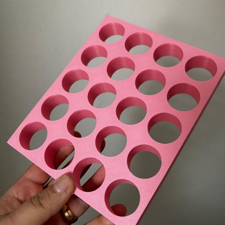 Placa Porcionadora 18g Brigadeiros - 20 Cavidades