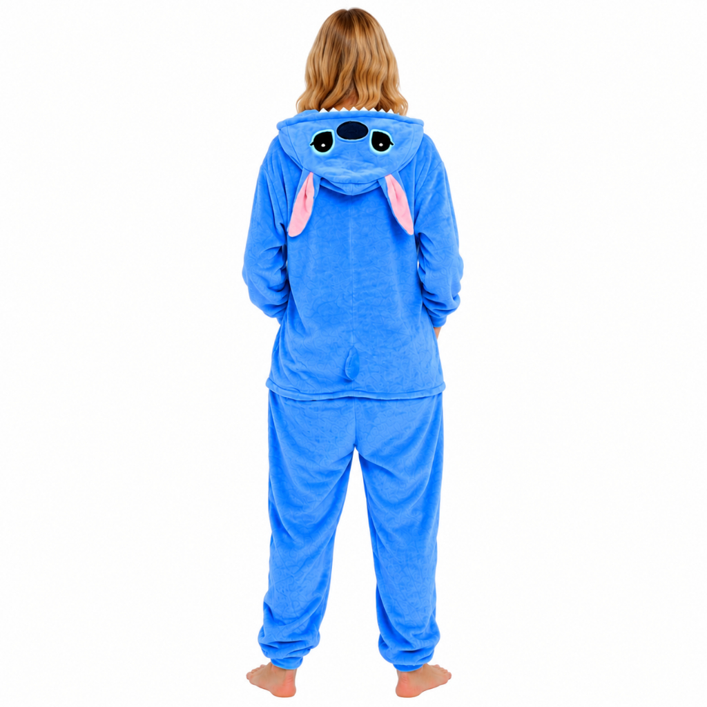 Macacão Stitch Adulto Unisex Peluciado quentinho — imagem 2 de 2