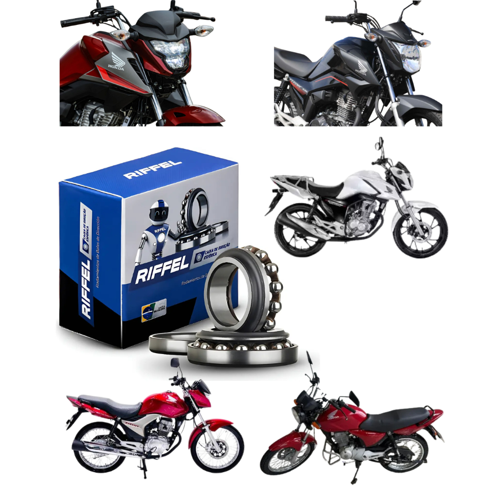 Caixa Direção Honda CG Titan/Fan/Cargo/Start 125/150/160 Esferica completa