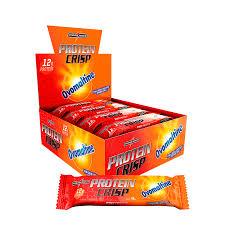 Barrinha Protein Crisp Ovomaltine Integral Medica caixa com 12 unidades de 45g