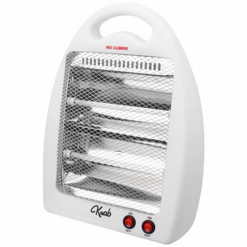 Aquecedor Eletrico Krab KBEP800 Quartzo Portátil / 800W / 220V ~ 50/60HZ - Branco