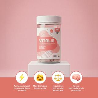 Vitalis Suplemento Feminino com Saponinas | Auxilia no Bem-Estar e Disposição da Mulher