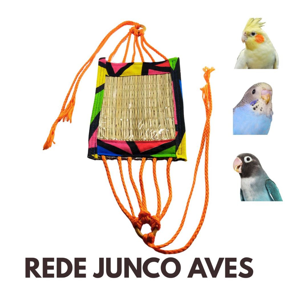 Brinquedos Para Calopsita Redinha de dormir Para periquitos  Gaiola Aves Ninho Rinq Nec Caturra Periquitos .