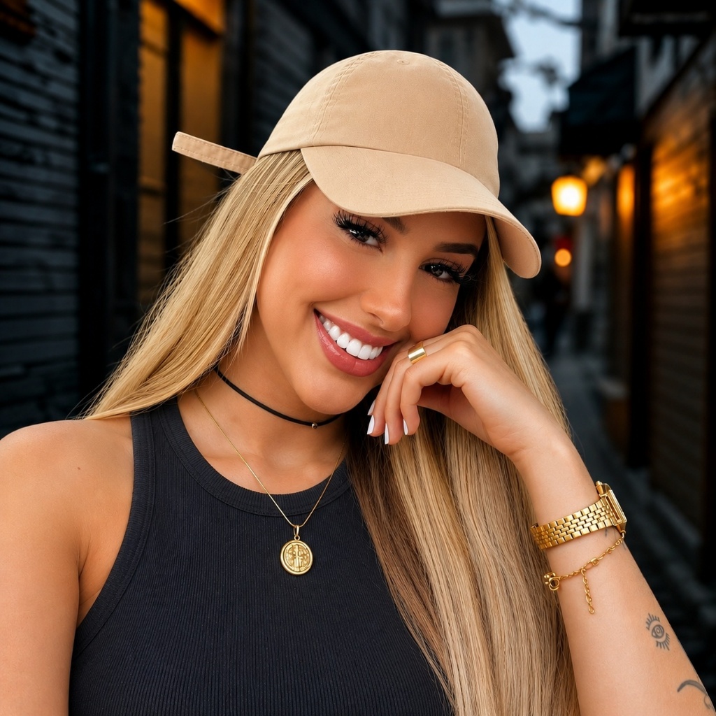 Boné de Beisebol Aba Curva Liso Básico Fitão Ajustável Dad Hat Unissex Molinho Casual Esportivo Verão Sarja sem Estampa
