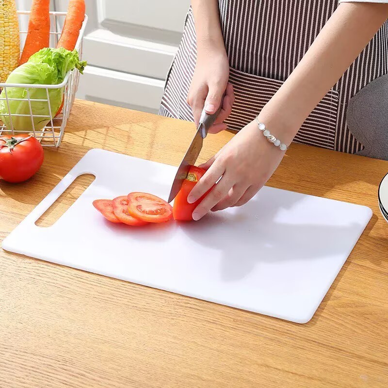 Detalhes do Tábua de Corte Plástica Branca - Material de Grau Alimentício, Antibacteriana e Antimofo