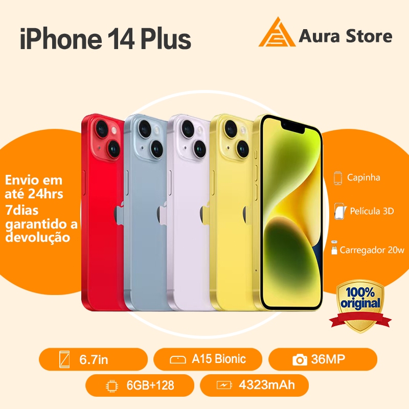 [ESIM ] Celular iPhone 14 Plus 128GB Dual E-SIM Original