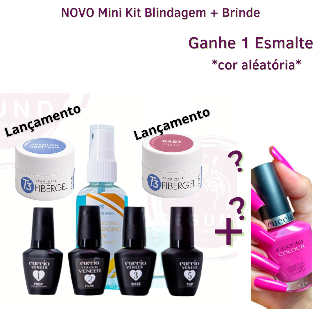Mini Kit Blindagem Cuccio - 7 Itens + BRINDE