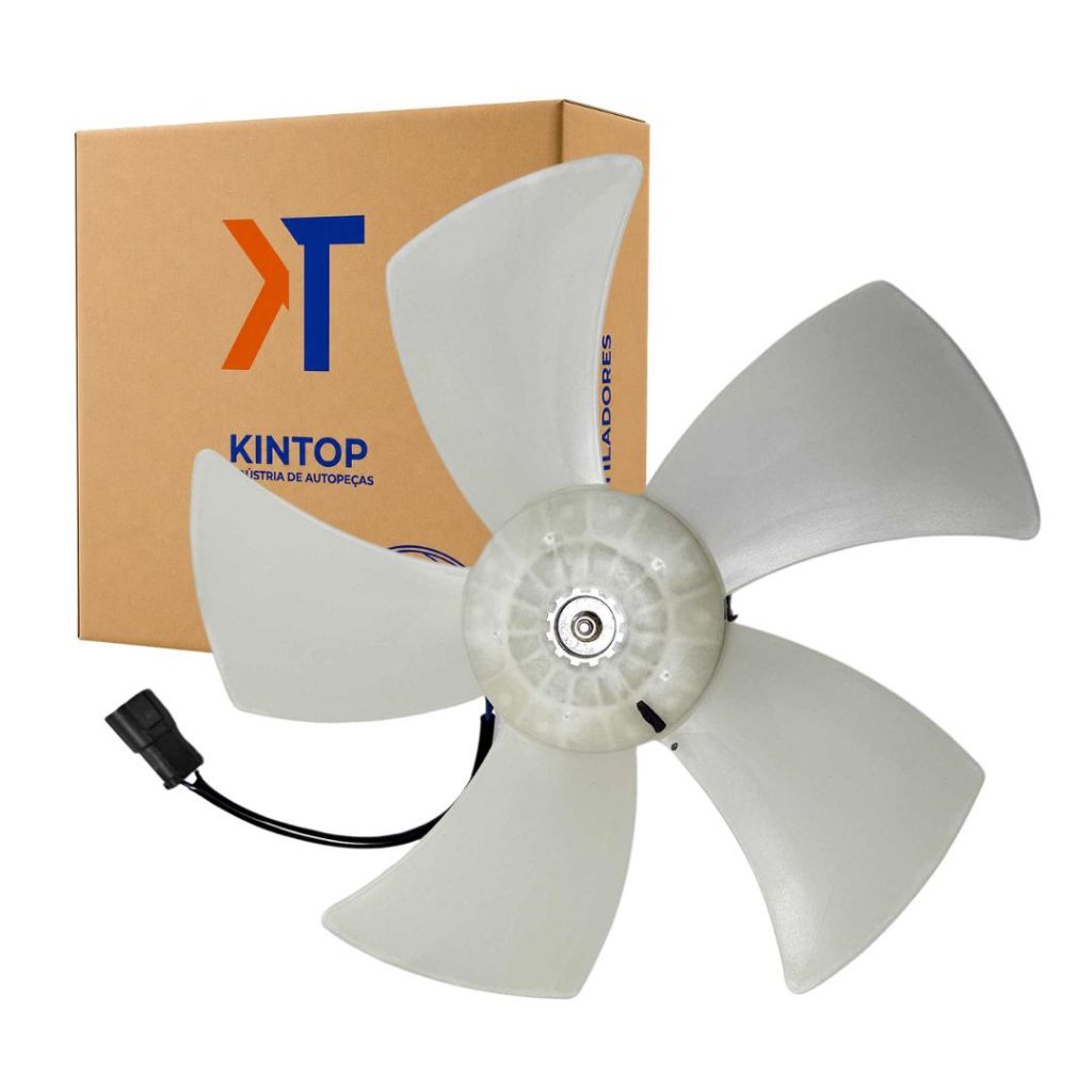 Ventoinha Radiador Eletroventilador 8 Pás 12v Para Honda Fit 1.4 03 a 08 Fit 1.5 05 a 08 Kintop
