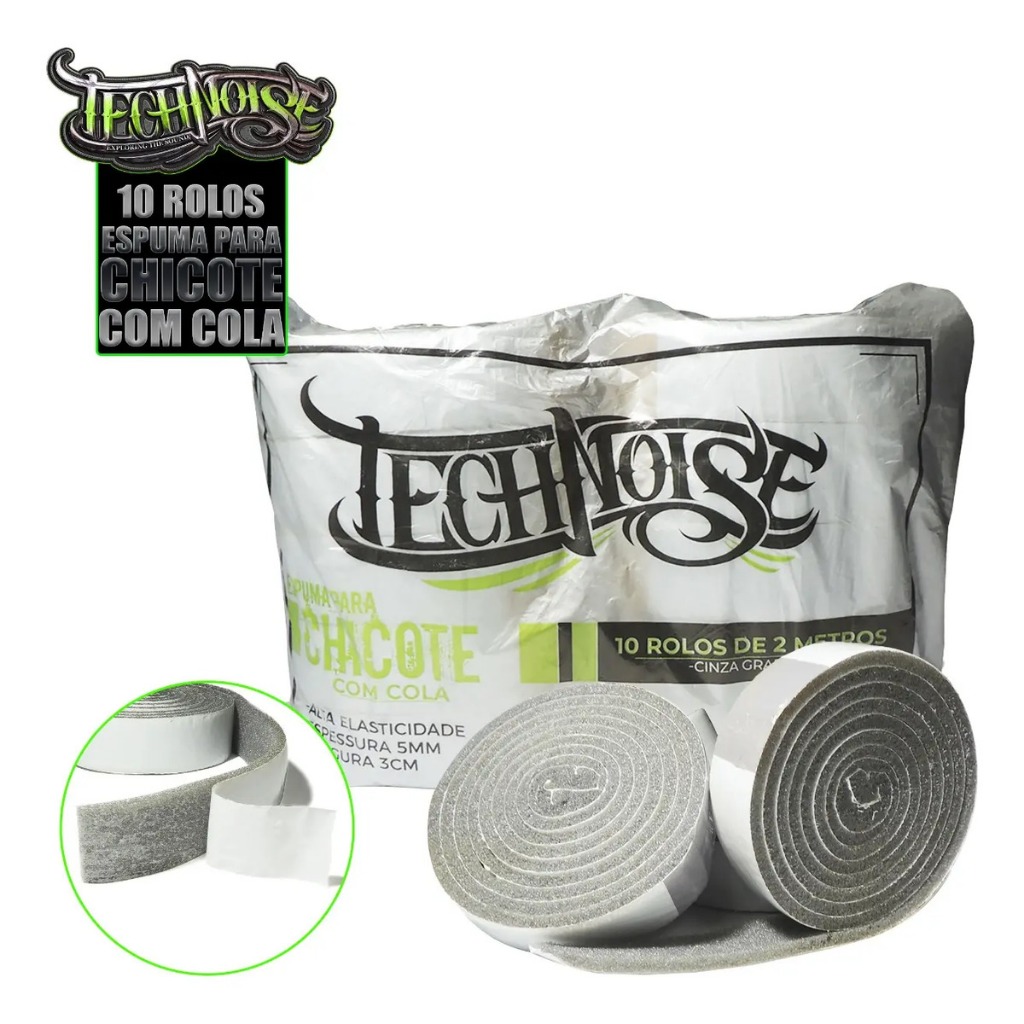 20 Metros Fita Para Chicote Espuma Anti Chamas Technoise