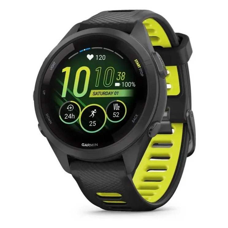 Relógio Garmin Forerunner 265S 42mm AMOLED GPS Bluetooth Wi-Fi Garmin Pay