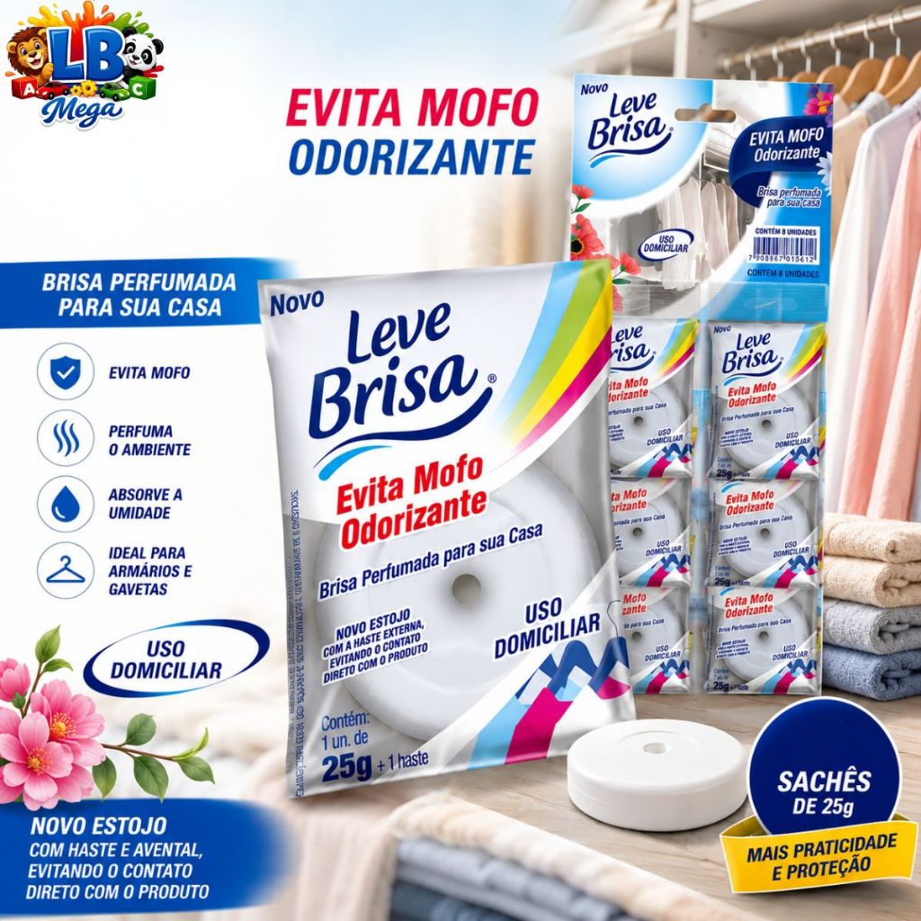 Kit Anti Mofo Evita Fungos Umidade Cheiro Guarda Gavetas Armários Roupas