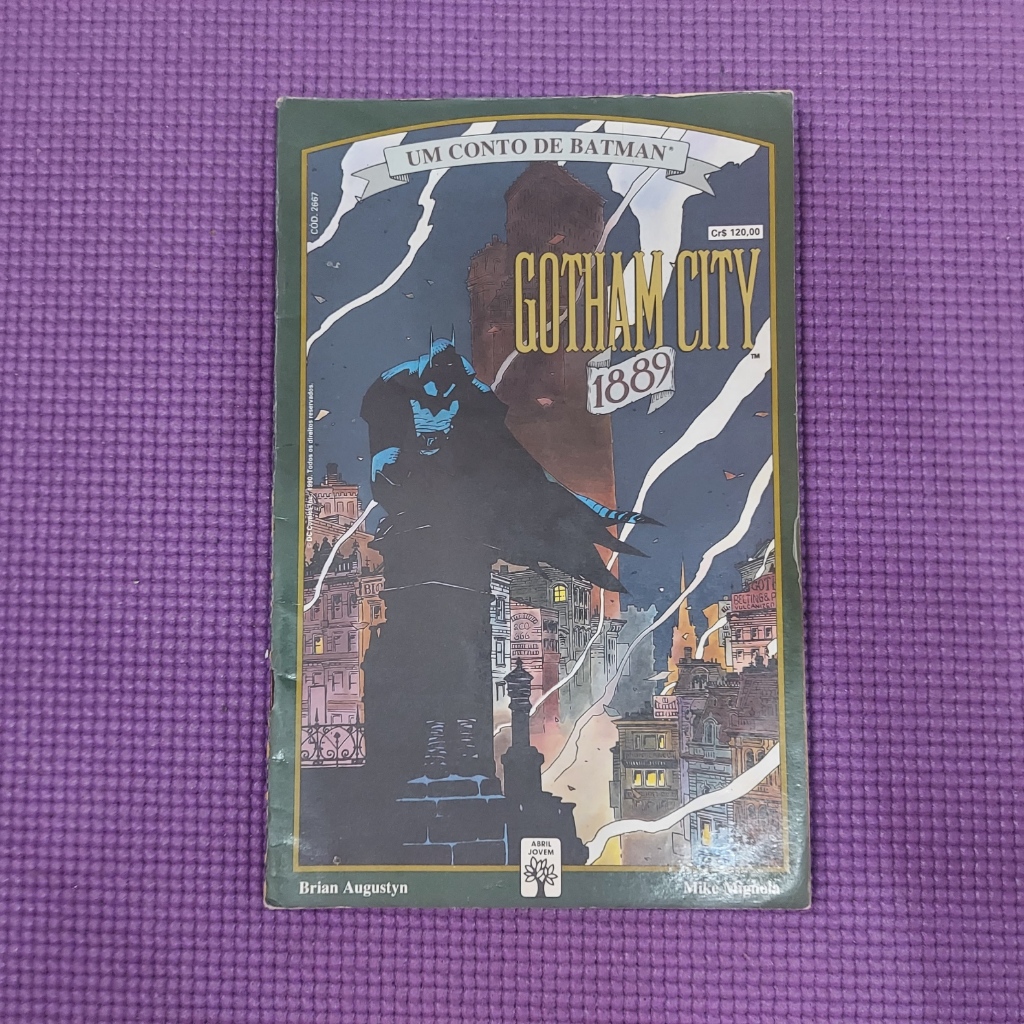 UM CONTO DE BATMAN GOTHAM CITY 1889 VOLUME ÚNICO HQ PT BR ABRIL JOVEM