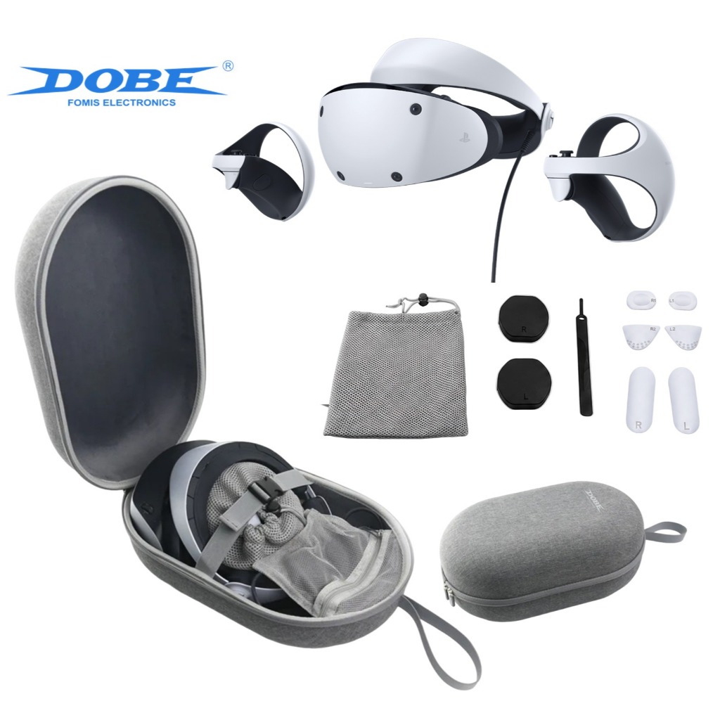 Kit Maleta Case Bolsa Estojo Anti Poeira Protetor Viagem Para Playstation Ps5 PSVR2