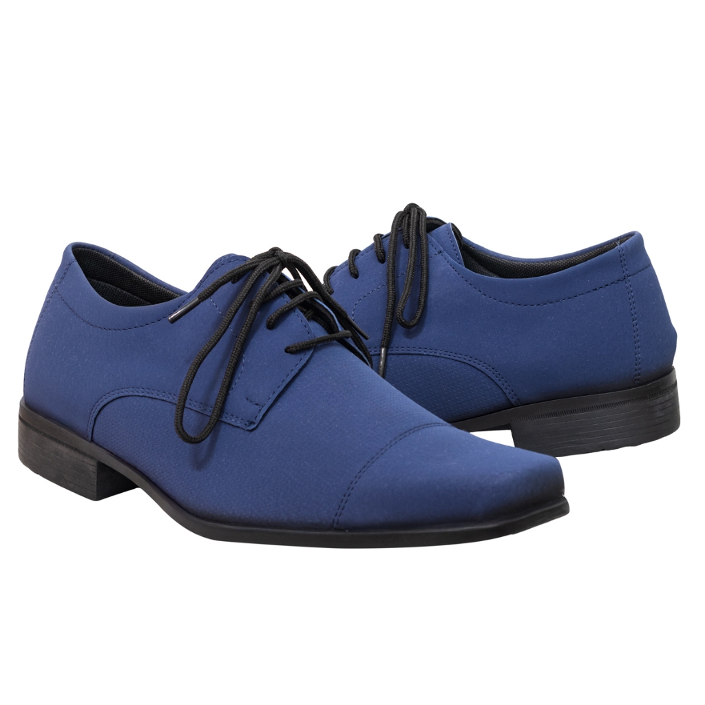 Sapato Masculino Azul Marinho Executivo Social Confortável Antiderrapante Para Trabalho