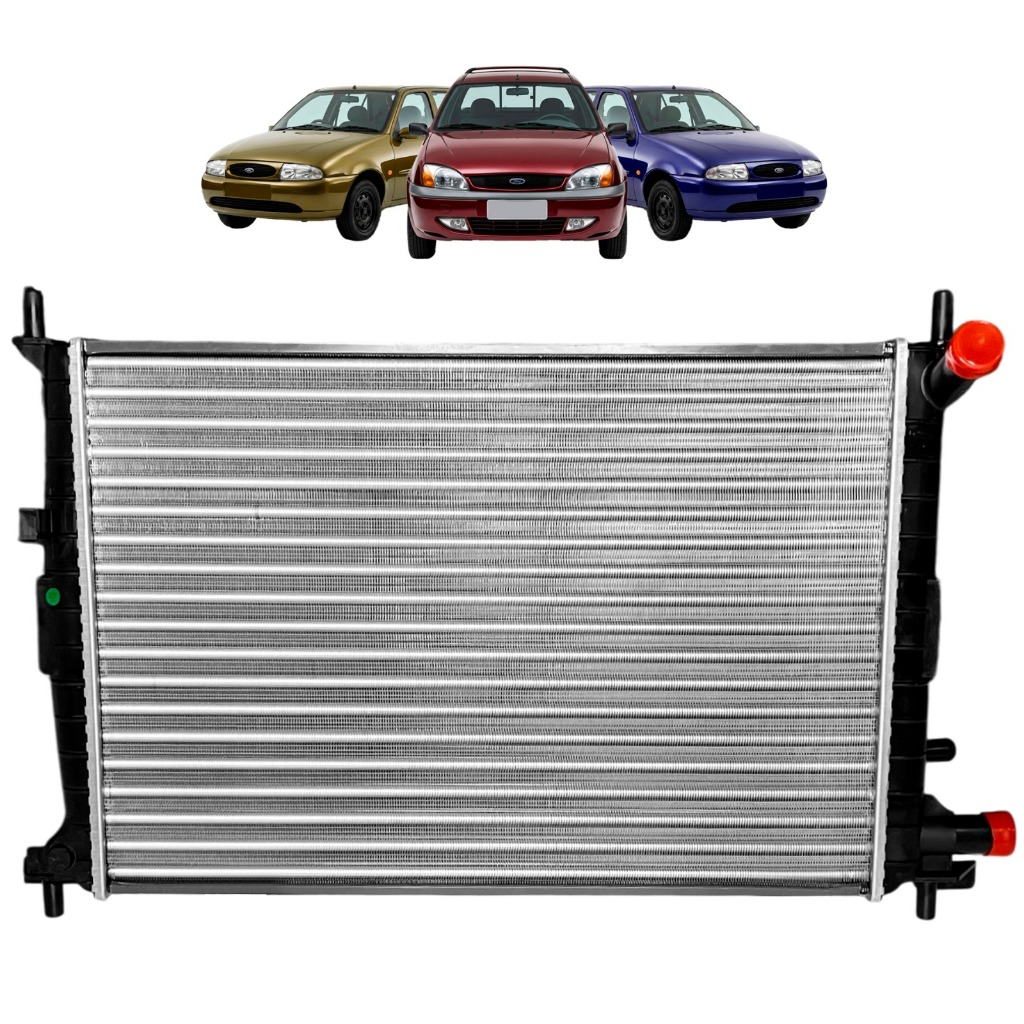 Radiador Ford Fiesta Courier Endura Com Ar 1996 1997 1998 1999