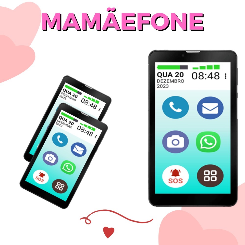 TABLET MAMÃEFONE 32GB 4G MULTILASER  BOTÃO SOS USO FÁCIL