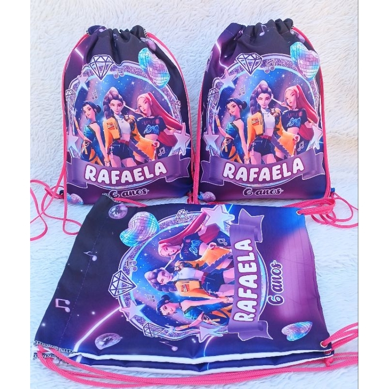 Mochilinhas Personalizadas - Qualquer Tema - Sacochila - Bolsa para Doces - Festa - Lembrancinha