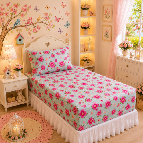 Jogo de Cama/FORRO DE CAMA  SOLTEIRO 2 PÇS  COLEÇAO MENINAS