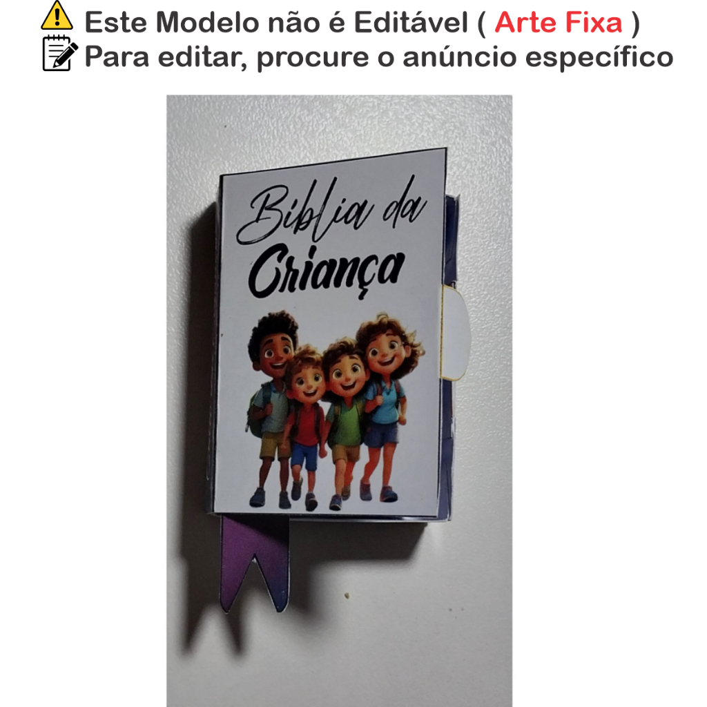 lembrancinha dia das crianças mini Bíblias Ideais para Presentear no Dia das Crianças ou Culto (chocolates não incluso)