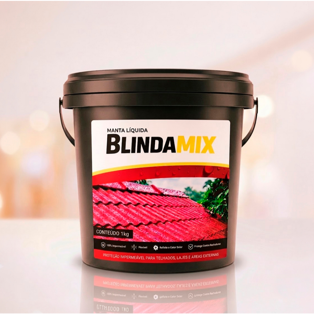 Tinta Borracha 1kg/3,6kg Líquida - Reboco Laje Paredes Super Proteção Impermeável Envio - 24H