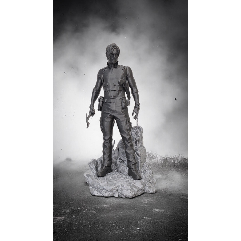 Boneco Action Figure Leon S Kennedy 33cm Resident Evil Requiem Lançamento Boneco Figura de Ação