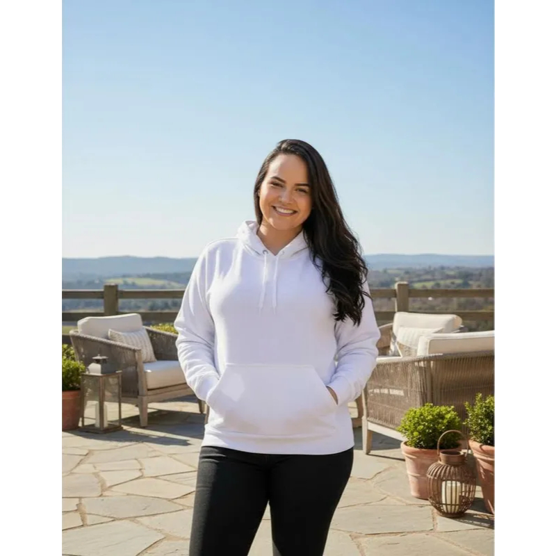 Agasalho Moletom Masculino Feminino Casual Blusa de Frio Unissex Plus Size Canguru Liso Até G4