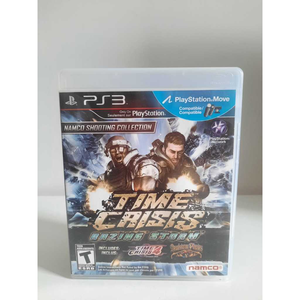 Time Crisis Razing Storm PS3 Mídia física