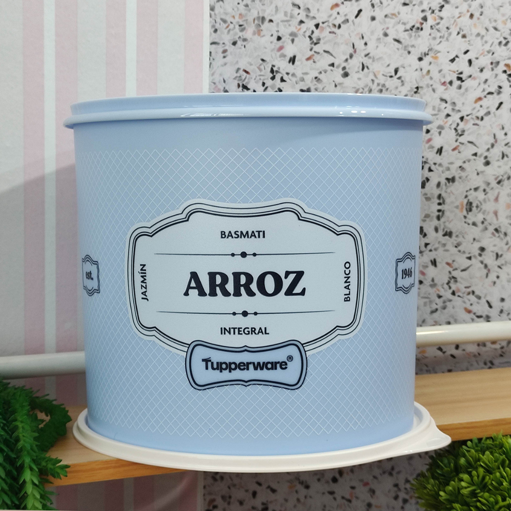 Tupperware Caixa Grande Arroz 6,5 litros / 5kg Pote Tampa Hermética