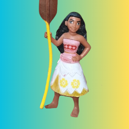 Moana Princesa Disney Pixar Boneca Colecionável  Maui Mar de Aventuras Ilha Polinésia Boneco Figura