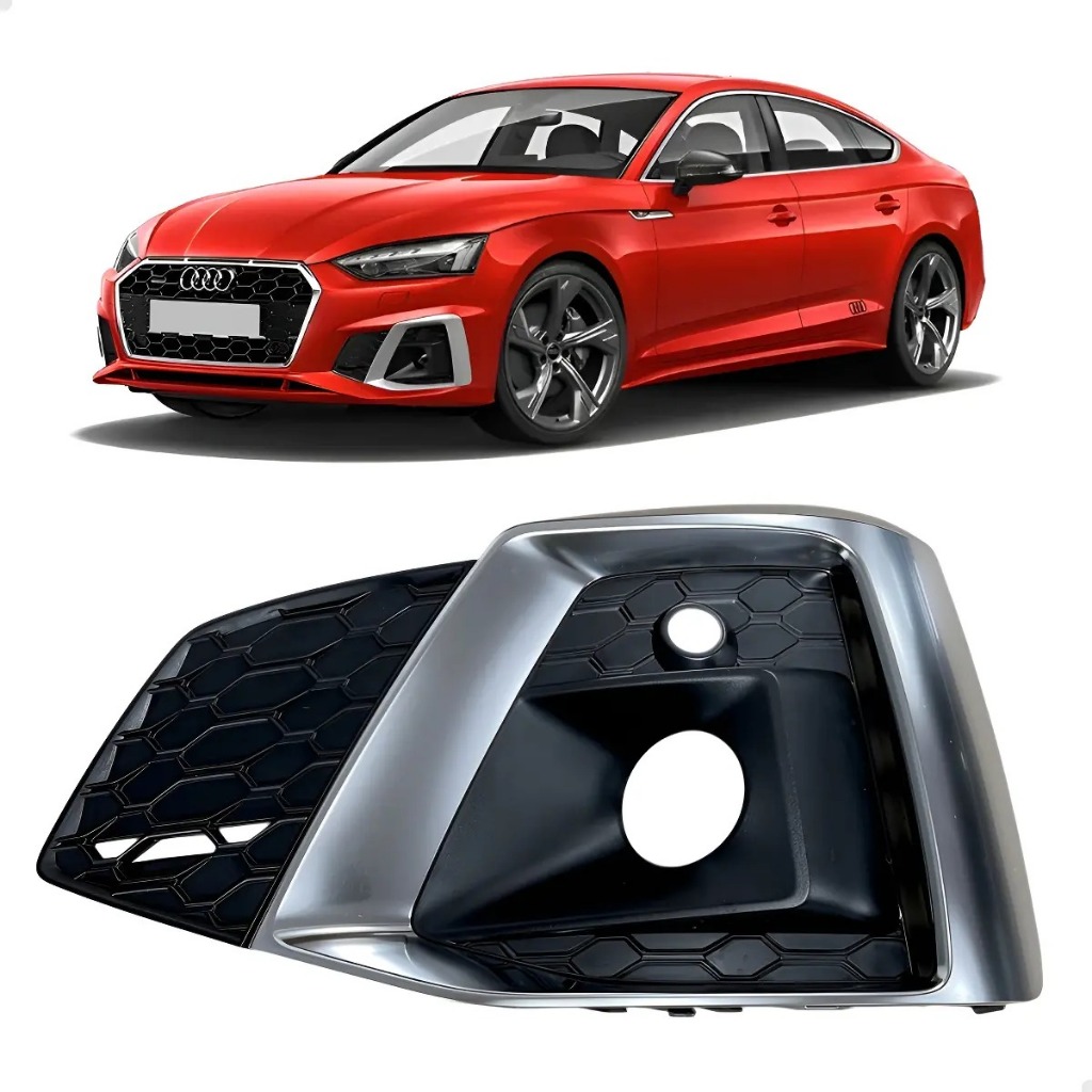 Grade Moldura Milha Audi A5 Sportback 2020 2021 2022 2023 2024 2025 Motorista Esquerdo 8W6807681T