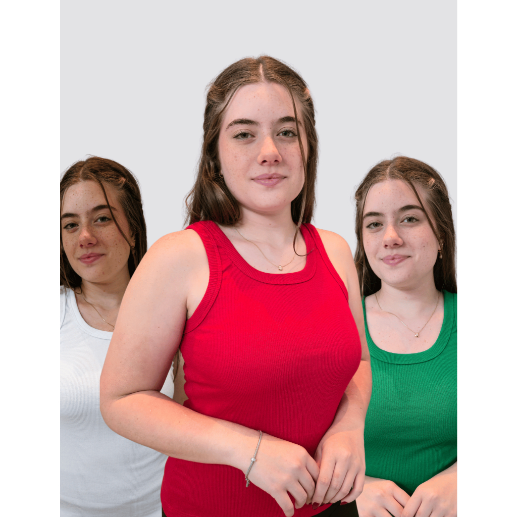 Regata Feminina Canelada Básica Ajustada Blusinha Ribana Justa Sem Manga Moda Casual Verão Camiseta